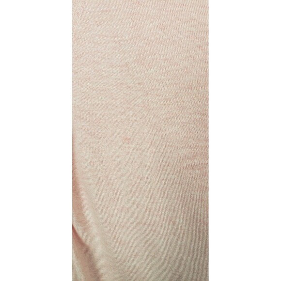 Eileen Fisher Knit Top S Organic Cotton Silk Blend Slub Light Pink Casual Spring - Picture 6 of 6